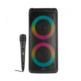 Perfect Choice Bocina PC-113232, Bluetooth, Alámbrico/Inalámbrico, 20W RMS, 400 W PMPO, USB-C, Negro - Incluye Micrófono