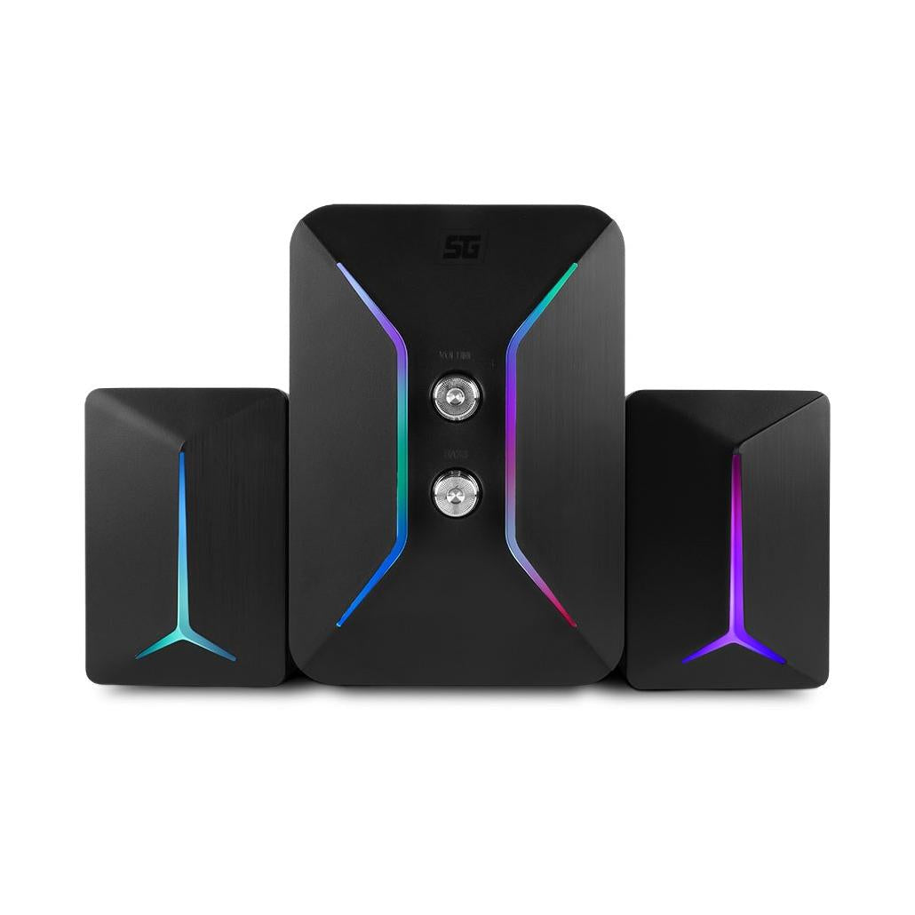 Vorago Bocinas con Subwoofer Start The Game SPK-250 RGB, Alámbrico, 2.1, 11W RMS, USB, Negro