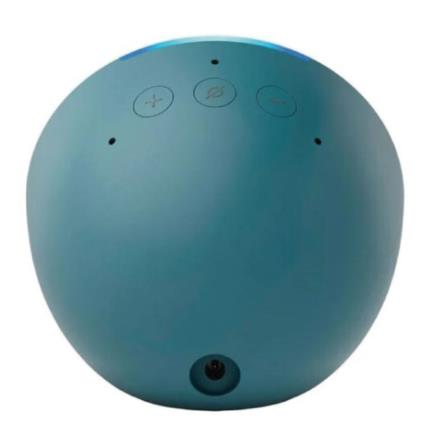 Bocina Inteligente Amazon Echo Pop Wifi Bluetooth Tipo Media Luna Verde Azulado