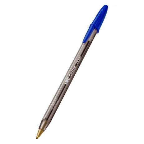 Bolígrafo BIC Cristal Intenso Punto Extra Grueso 1.6mm Color Azul C/12 Pzas