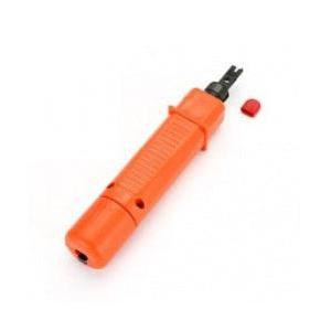 BRobotix Pinza Ponchadora 497813, para Jack Tipo 110, Naranja