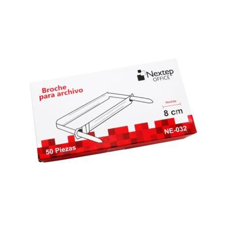 Broche Nextep Archivo No.8 cm C/50 Pzas