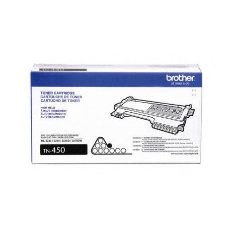 Tóner Brother TN-450 Negro, 2600 Páginas