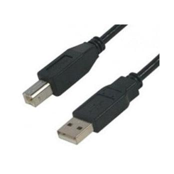 BRobotix Cable USB 2.0 A Macho - USB 2.0 B Macho, 4.5 Metros, Negro