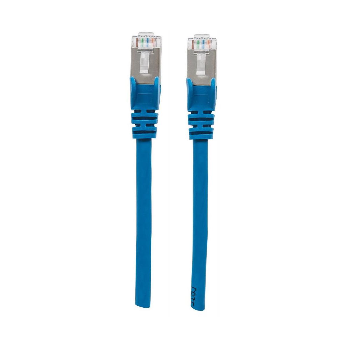 Intellinet Cable Patch Cat6a STP RJ-45 Macho - RJ-45 Macho, 30cm, Azul