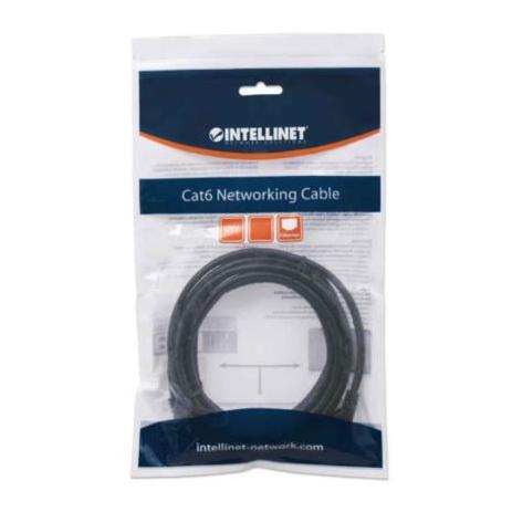 Intellinet Cable Patch Cat6 UTP 100% Cobre, RJ-45 Macho - RJ-45 Macho, 1 Metro, Negro