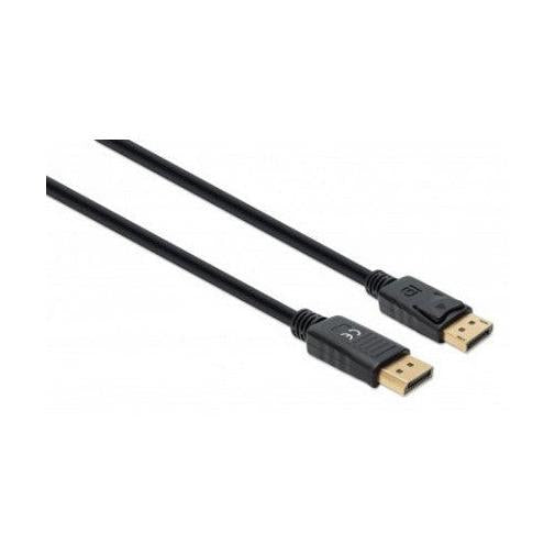 Manhattan Cable 355582 DisplayPort Macho - DisplayPort 1.4 Macho, 3 Metros, Negro