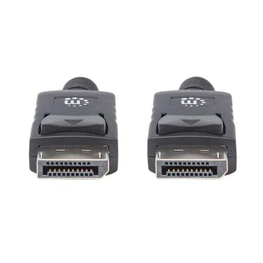 Manhattan Cable DisplayPort 1.2 Macho - DisplayPort 1.2 Macho, 4K, 60Hz, 1 Metro, Negro