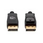 Manhattan Cable DisplayPort 1.4 Macho - DisplayPort Macho, 8K, 60Hz, 2 Metros, Negro