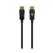 Manhattan Cable DisplayPort 1.4 Macho - DisplayPort Macho, 8K, 60Hz, 2 Metros, Negro