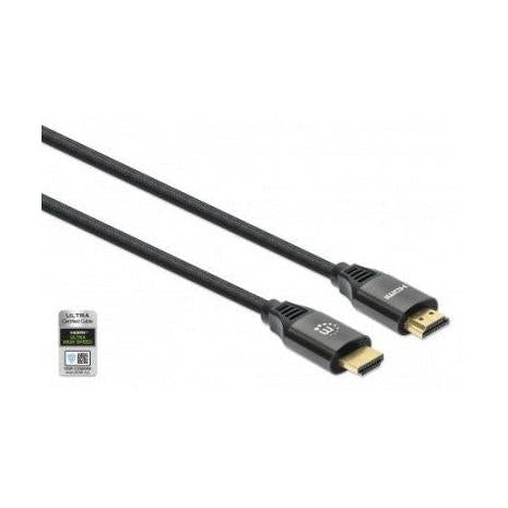 Manhattan Cable HDMI de Alta Velocidad HDMI A Macho - HDMI A Macho, 1 Metro, Negro