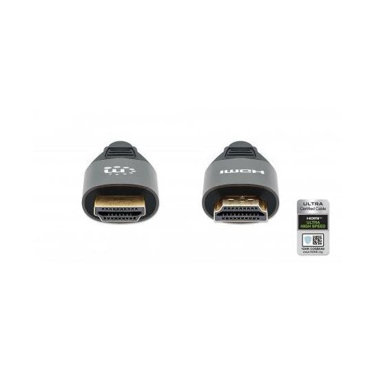 Manhattan Cable HDMI de Alta Velocidad HDMI A Macho - HDMI A Macho, 1 Metro, Negro