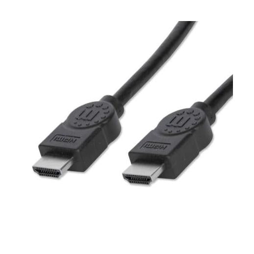 Manhattan Cable HDMI de Alta Velocidad, HDMI Macho - HDMI Macho, 1080p, 3D, 10 Metros, Negro