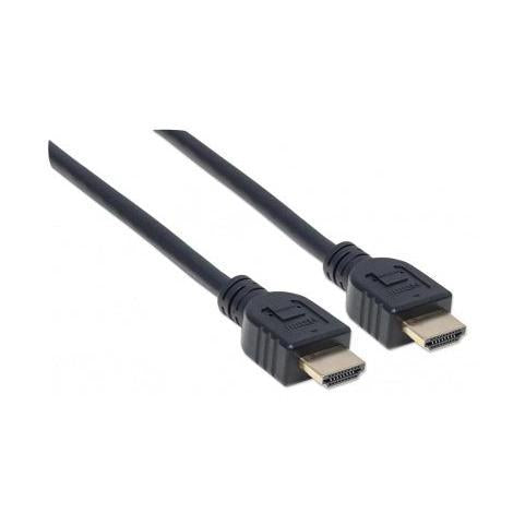 Manhattan Cable HDMI Macho - HDMI Macho, 4K, 60Hz, 2 Metros, Negro