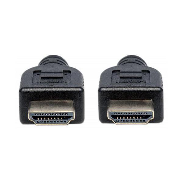 Manhattan Cable HDMI Macho - HDMI Macho, 4K, 60Hz, 2 Metros, Negro
