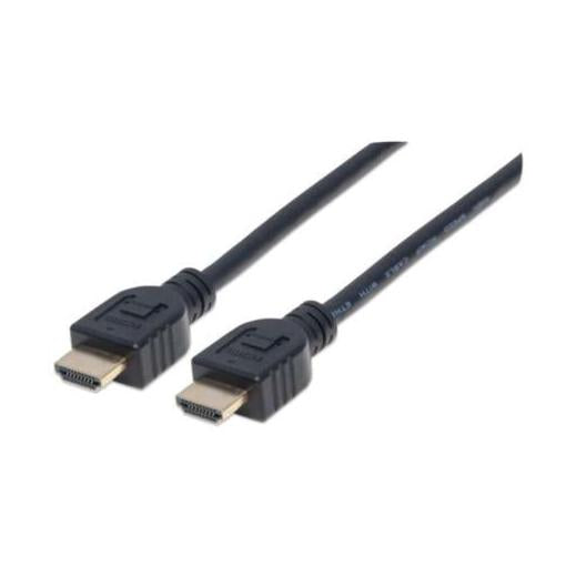 Manhattan Cable HDMI Macho - HDMI Macho, 4K, 60Hz, 5 Metros, Negro
