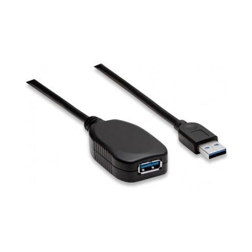 Manhattan Cable USB 3.0 A Macho - USB 3.0 A Hembra, 5 Metros, Negro