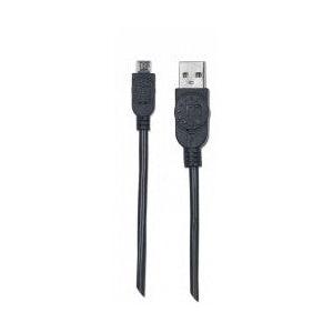 Manhattan Cable USB A Macho - Micro USB B Macho, 50cm, Negro