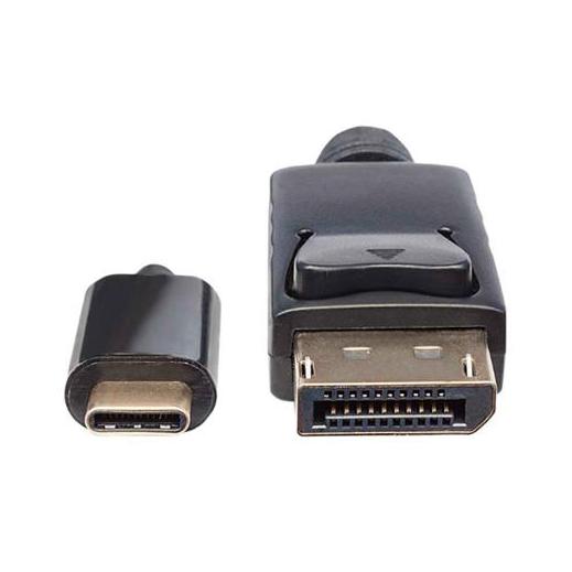 Manhattan Cable USB C Macho - DisplayPort Macho, 2 Metros, Negro