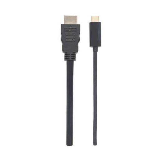 Manhattan Cable USB C Macho - HDMI Macho, 1 Metro, Negro