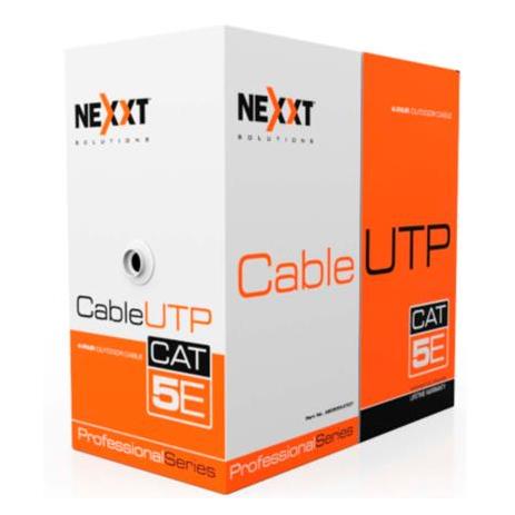 Cable Nexxt Solutions Cat5e UTP 100MHz 4P CM 305m 24AWG Negro
