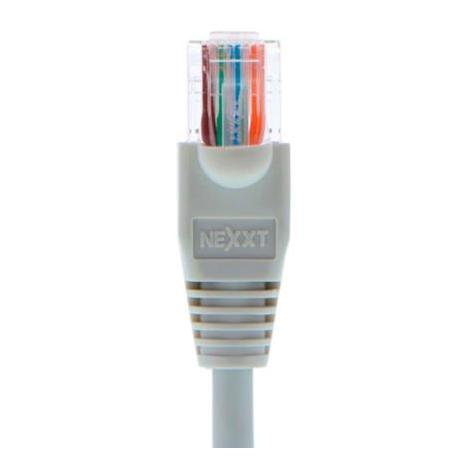 Nexxt Solutions Cable Patch Cat5e UTP RJ-45 Macho - RJ-45 Macho 7.6 Metros Gris