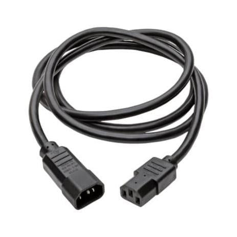 Tripp Lite by Eaton Cable de Poder C13 coupler Macho - C14 coupler Hembra, 3 Metros, Negro