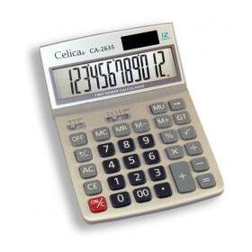 Celica Calculadora Científica CA-2635, 12 Dígitos, Batería/Energía Solar
