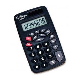 Celica Calculadora Científica de Bolsillo CA-297-8, 8 Dígitos, Batería/Energía Solar