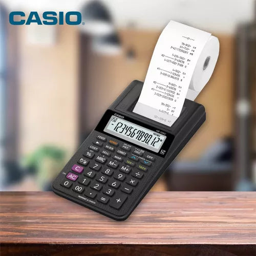 Calculadora Sumadora Casio Hr-10rc De Escritorio Negra