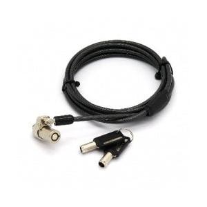 BRobotix Candado de Llave para Laptops 764465, 1.8 Metros, Negro
