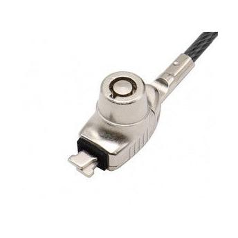 Manhattan Candado de LLave para Laptops 440486, 1.8 Metros, Gris