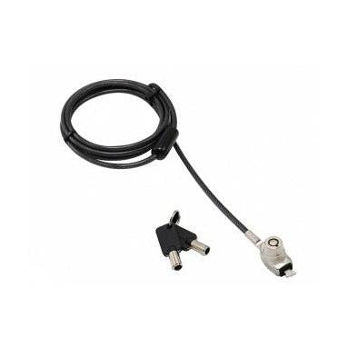 Manhattan Candado de LLave para Laptops 440486, 1.8 Metros, Gris