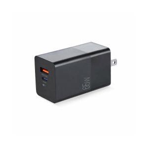 ArgomTech Cargador de Pared ARG-AC-0124, 65W, 1x USB-C, 1x USB-A, Negro