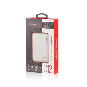 Cargador Portátil Argomtech ARG-PB-1138WT, 120mAh, Blanco