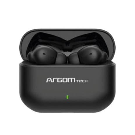 Audifonos Argomtech Inalámbricos Skeipods E85 Control Táctil Resistente al Agua Carga Rápida Bluetooth 5.3 Color Negro