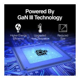 Cargador para Pared VOLTA P8 GAN III, 20V, 1x USB 2.0, 2x USB-C, Negro ArgomTech