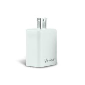 Vorago Cargador de Pared AU-350, 20W, 1x USB-A/1x USB-C, Blanco