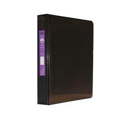 Acco Carpeta de Vinil con Arillo D P0245, Paquete de 24 Piezas, para 370 Hojas de Tamaño Carta, Negro