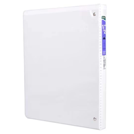 CARPETA KINERA VINIL ARO "O" 1/2" BLANCA