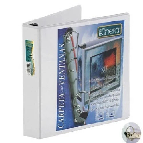 CARPETA KINERA VINIL ARO "O" 2" BLANCA