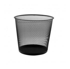 Nextep Cesto para Basura de Malla Redondo NE-165RG, 20 Litros, Negro
