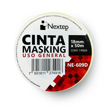 Cinta Masking Nextep Uso General 18mm x 50mts