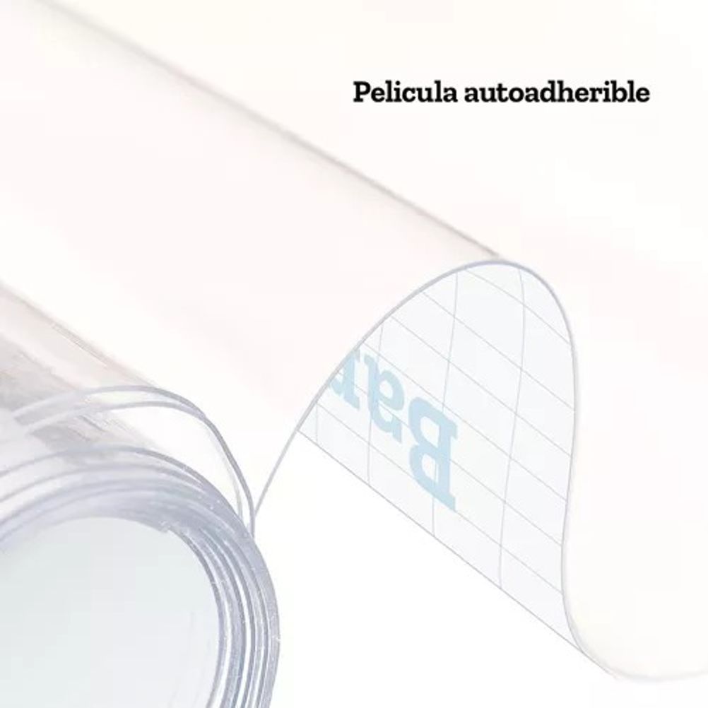 Rollo de Papel Autoadherible Barrilito (45cmx20m) 50 Micras PVC Transparente