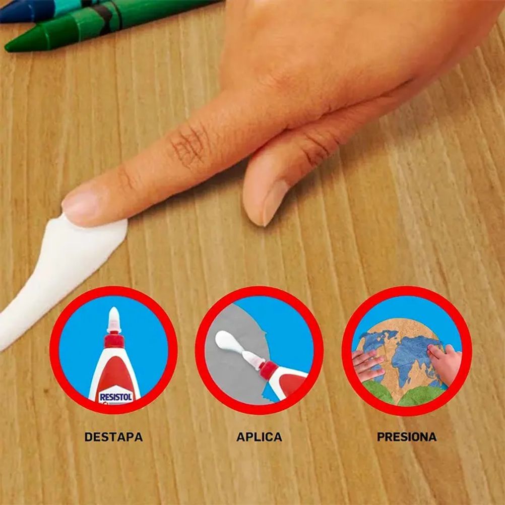 Pegamento Liquido Resistol 850 de 55gr Polipropileno Color Blanco Paquete con 12 Pieza(s)