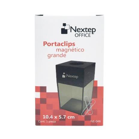 Porta Clips Nextep Magnetico Grande 10.4 cm para 500 clips
