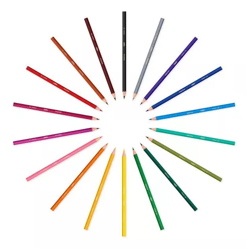 Lápices De Colores Bic Evolution Hexagonal Caja 24 Piezas