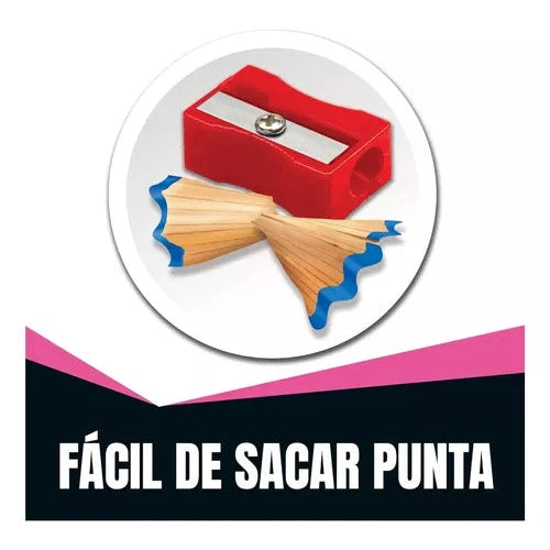 Lápices De Colores Bic Hexagonal 24 Doble Punta 48 Colores