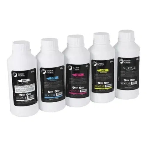 Tinta Para Dtf Color Make Pigment Ink Cmykw 500 Gramos C/u