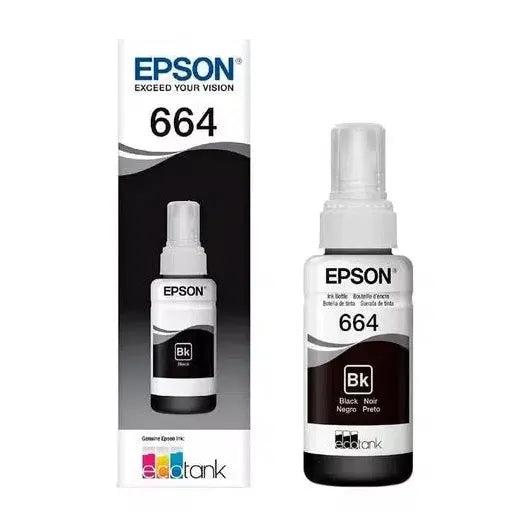Kit 4 Tintas para Impresora Epson T664 70 Ml L110 L120 L200 L210 L300 L350